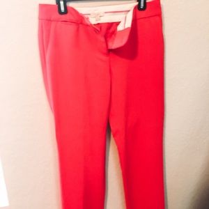 Dark coral LOFT Size 6 work dress pants